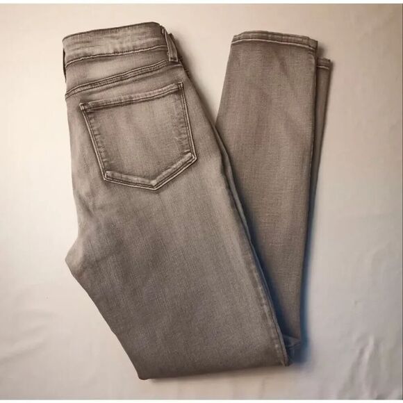 NYDJ Denim - NYDJ Jeans Size 4 Super Skinny Mid Rise Gray Color Classic Stretch Casual